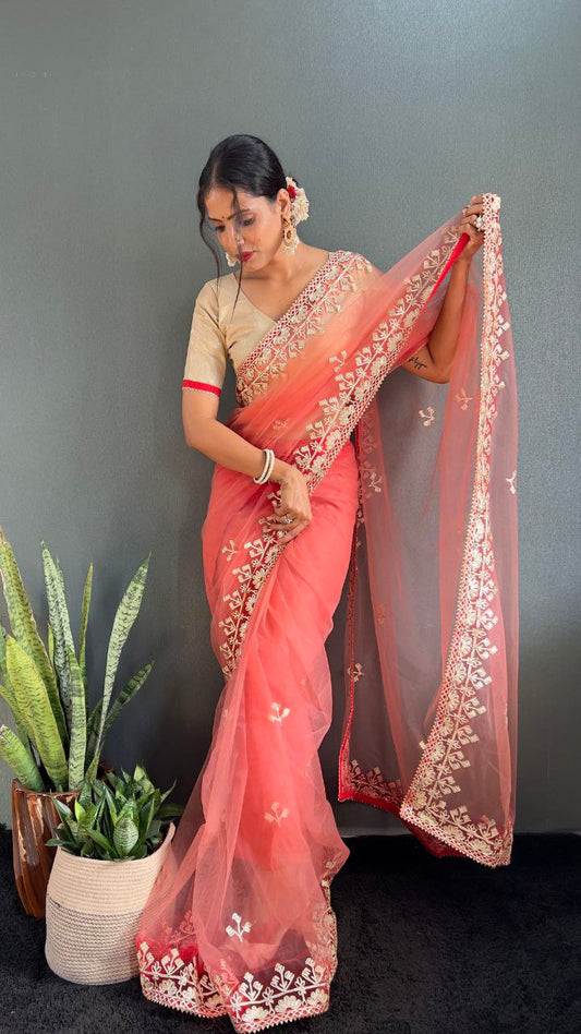 Beautiful Latest Ready To Wear Saree Collection With Real Modelling Shoot