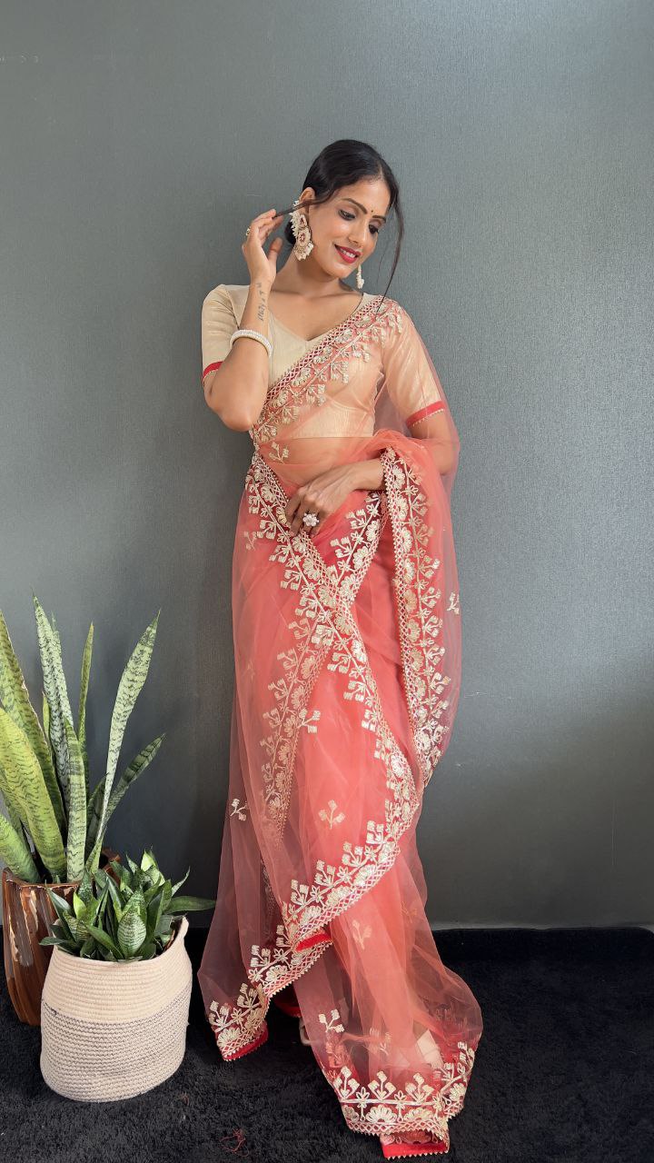 Beautiful Latest Ready To Wear Saree Collection With Real Modelling Shoot