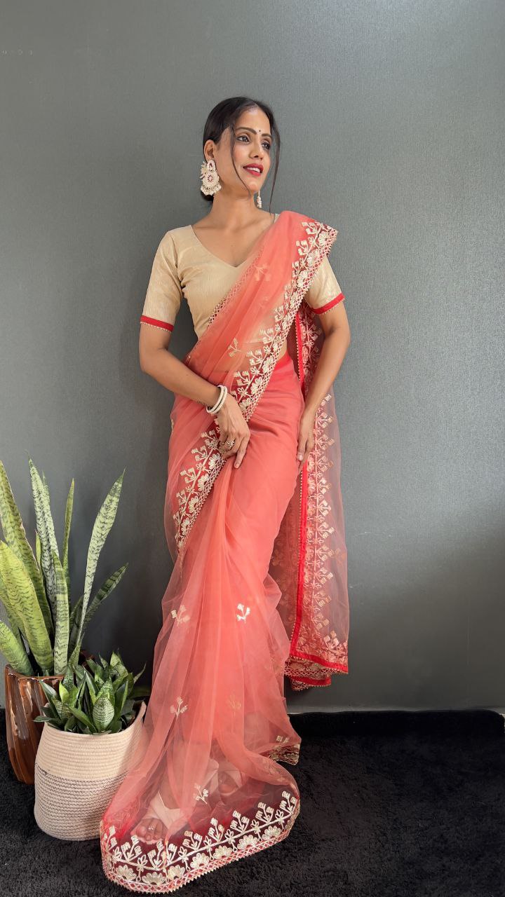 Beautiful Latest Ready To Wear Saree Collection With Real Modelling Shoot