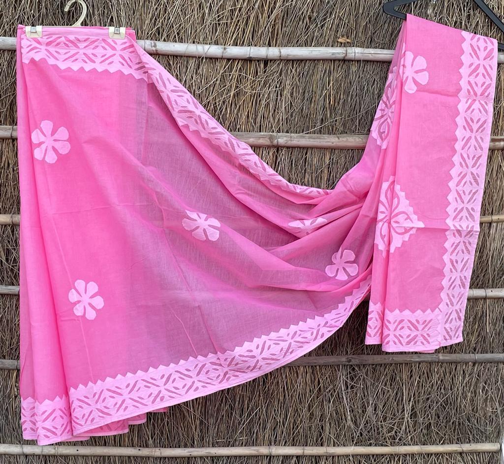 Applique Saree/ Indian Saree/Cotton Saree