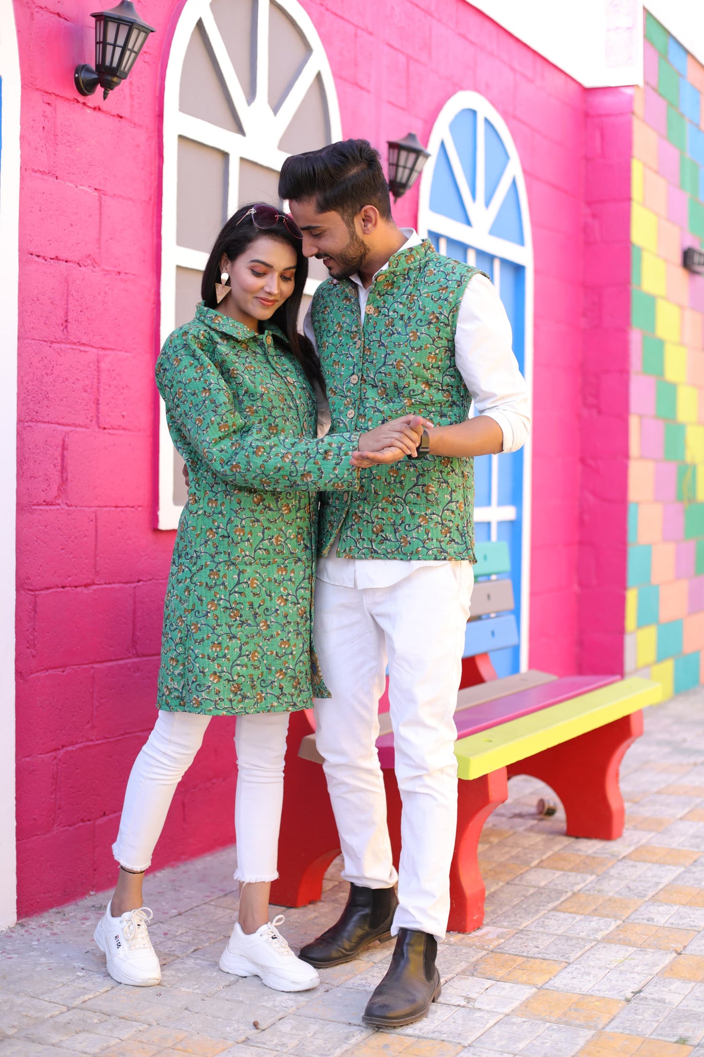 Couple Matching Jacket,Qulited Jacket, couple Set Couple Outfit couple Set in Cotton