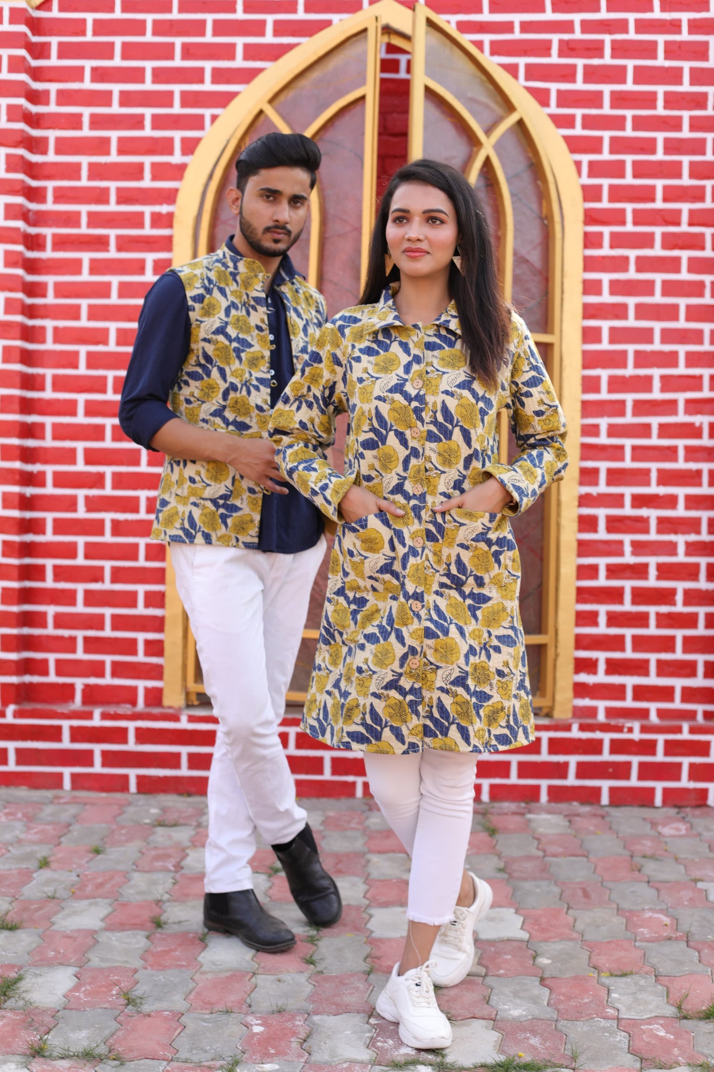 Couple Matching Jacket,Qulited Jacket, couple Set Couple Outfit couple Set in Cotton