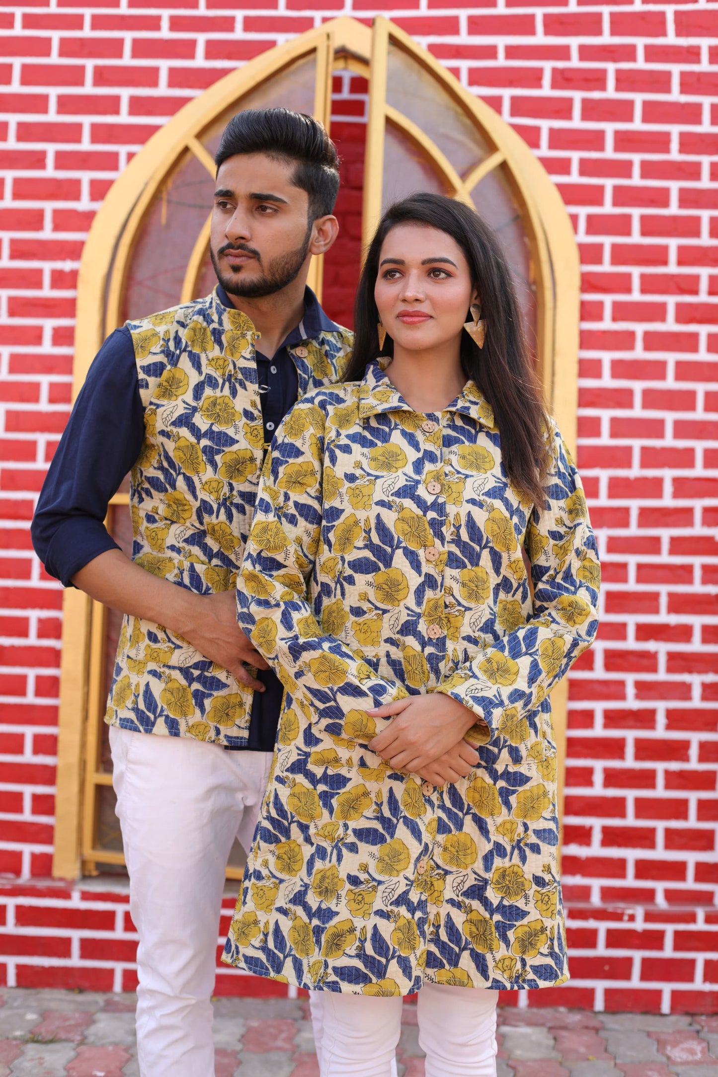 Couple Matching Jacket,Qulited Jacket, couple Set Couple Outfit couple Set in Cotton