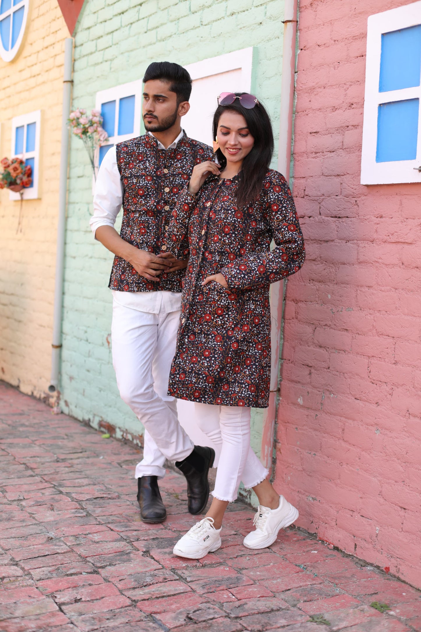 Couple Matching Jacket,Qulited Jacket, couple Set Couple Outfit couple Set in Cotton