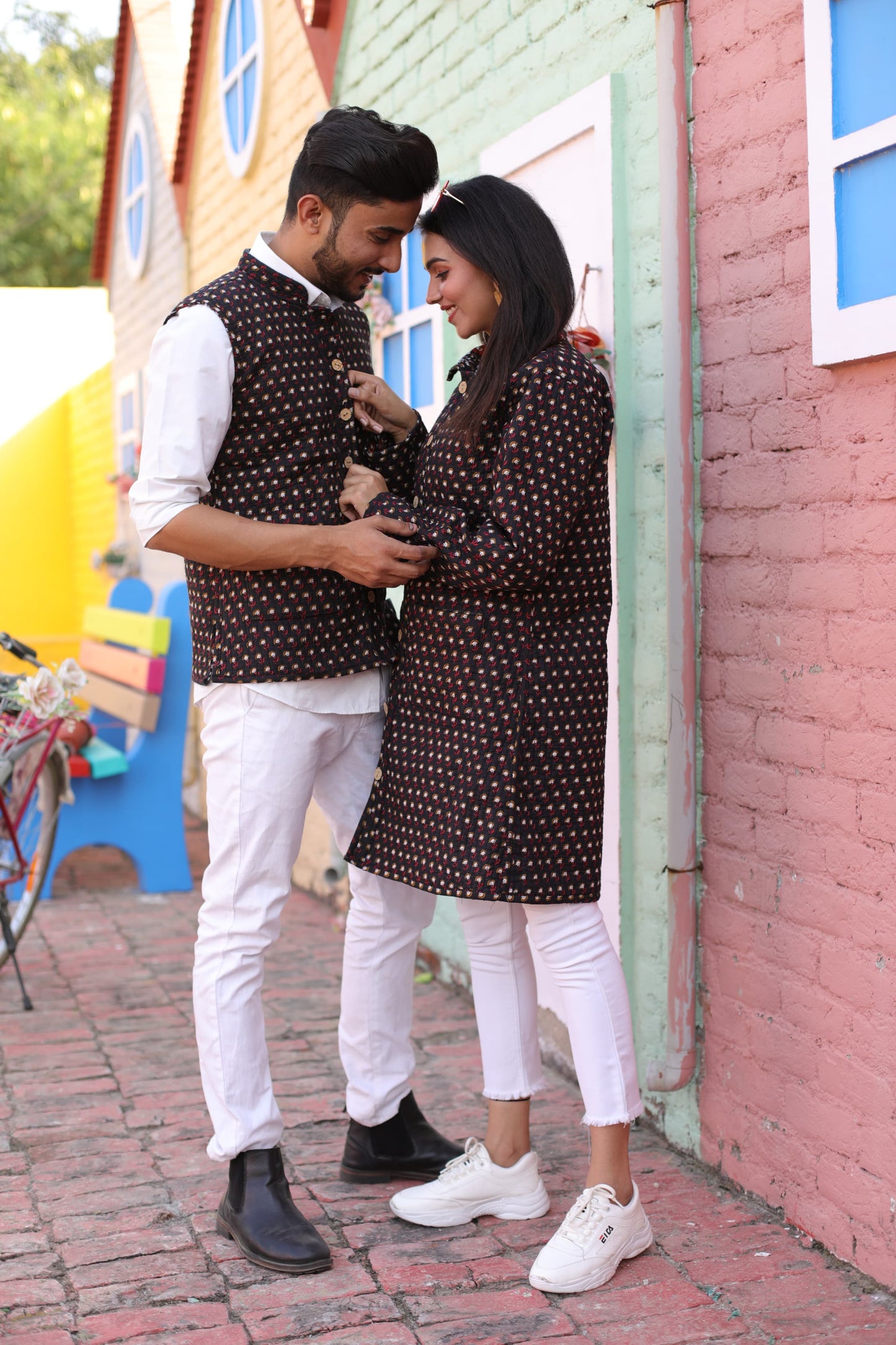 Couple Matching Jacket,Qulited Jacket, couple Set Couple Outfit couple Set in Cotton