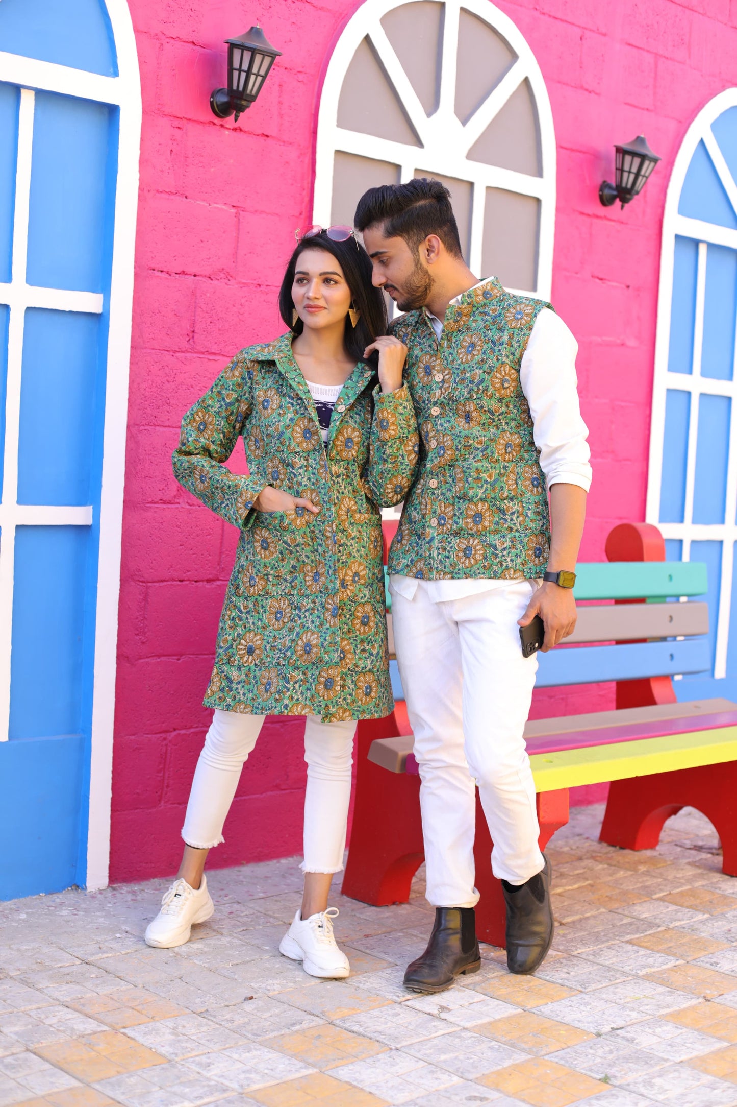 Couple Matching Jacket,Qulited Jacket, couple Set Couple Outfit couple Set in Cotton