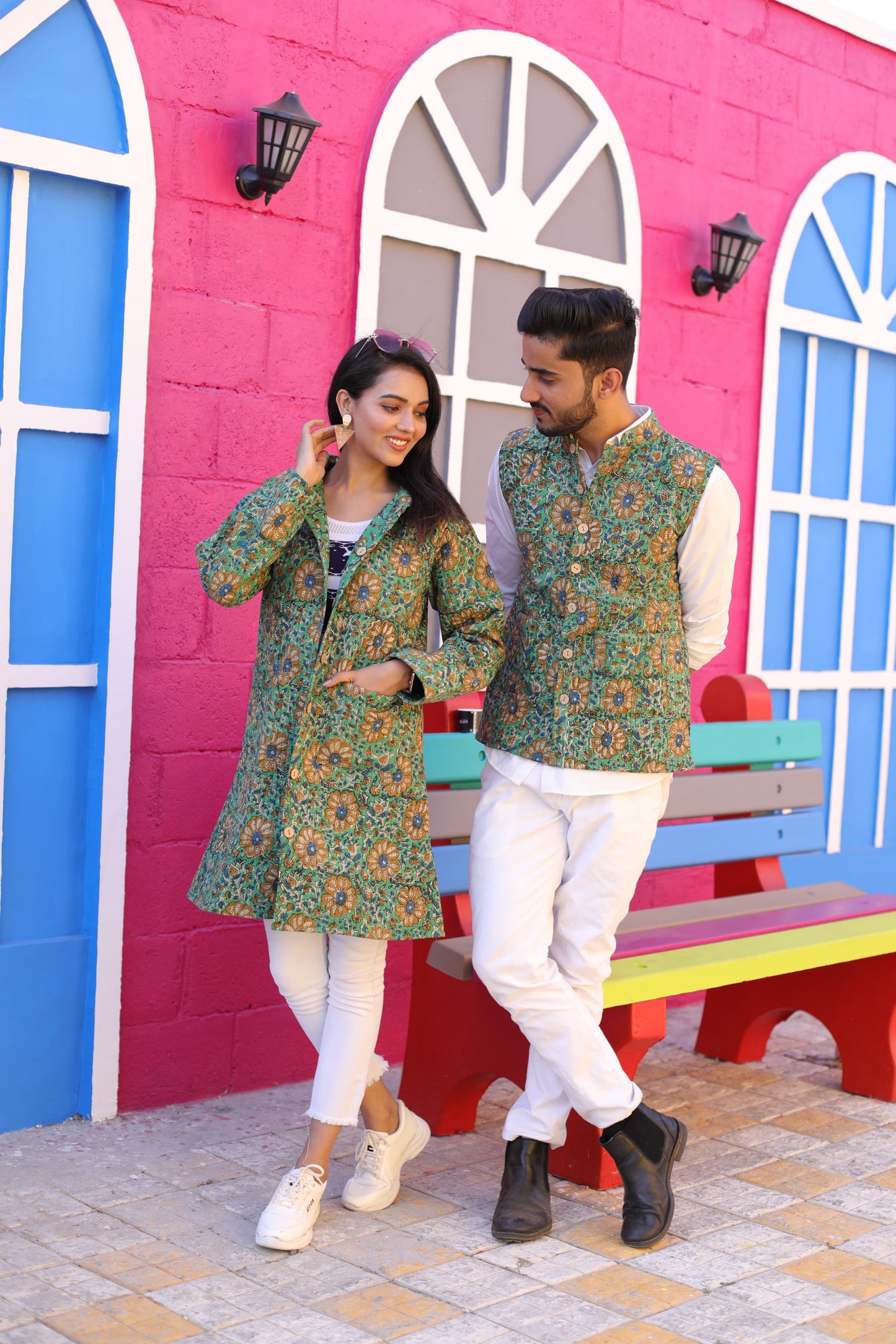 Couple Matching Jacket,Qulited Jacket, couple Set Couple Outfit couple Set in Cotton