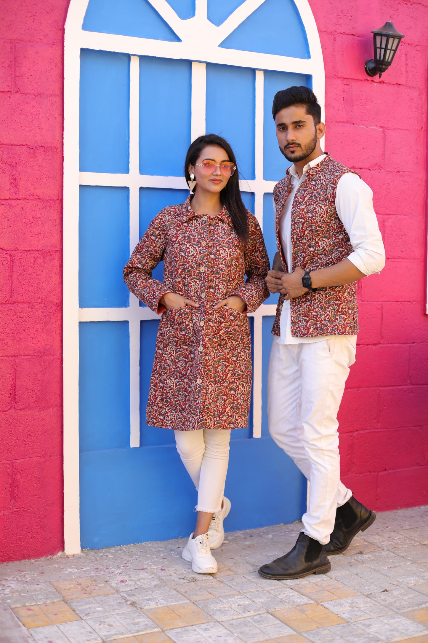 Couple Matching Jacket,Qulited Jacket, couple Set Couple Outfit couple Set in Cotton