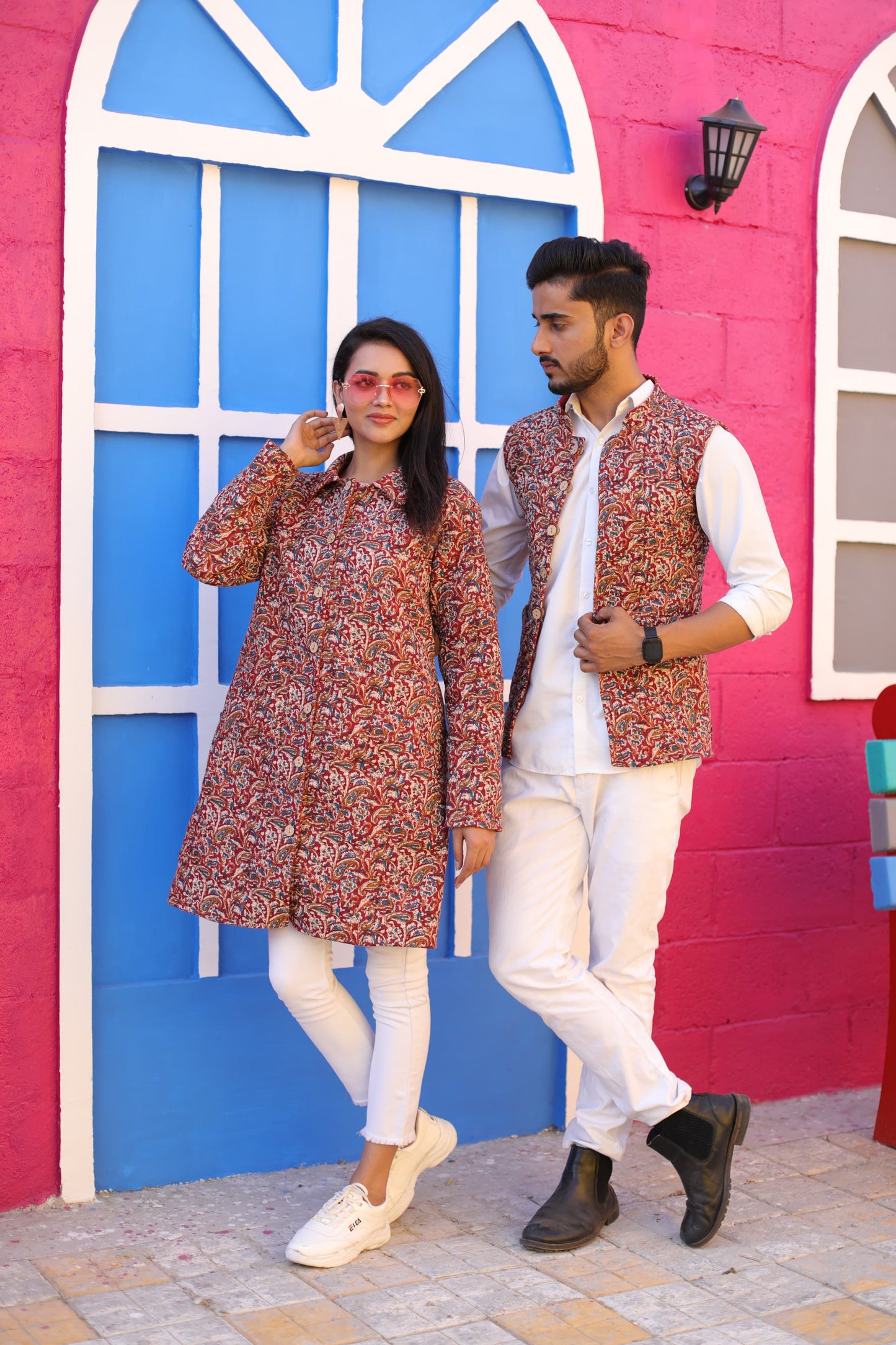 Couple Matching Jacket,Qulited Jacket, couple Set Couple Outfit couple Set in Cotton