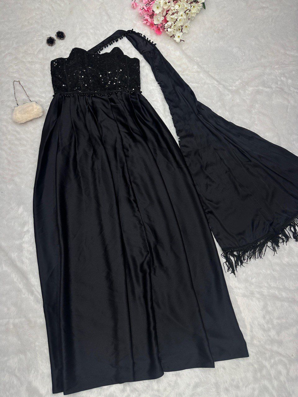 Designer western Gown