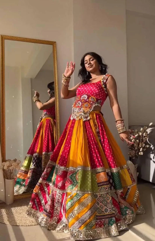 DESIGNER PRINTED LAHENGA CHOLI