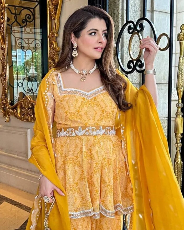 Kurta sharara suit 3 pc Salwar kameez readymade suit Sarara suit Stylish Pakistani suit Punjabi wedding dress Bridesmaids sharara