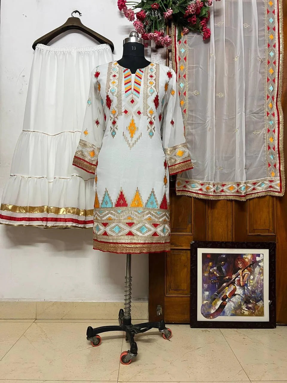 KURTI-SHARARA SET