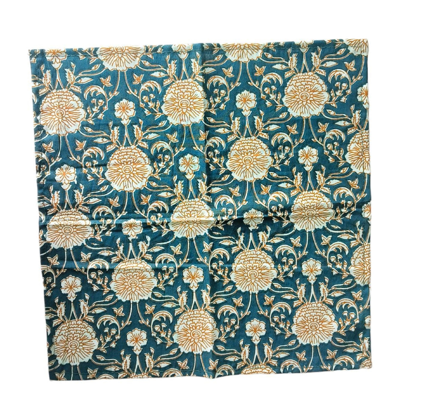 Assorted Napkin Set, 4pc  Of Hand Block Printed Napkins, Bohemian Napkin, Mix and Match Cotton Table Napkins, Handmade in India