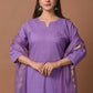Cotton Kurta set with Dupatta/Stole|Indian Salwar Kameez|Indian suit set for Women|Pink Chanderi gota kurta,chiffon dupatta|3 pc set