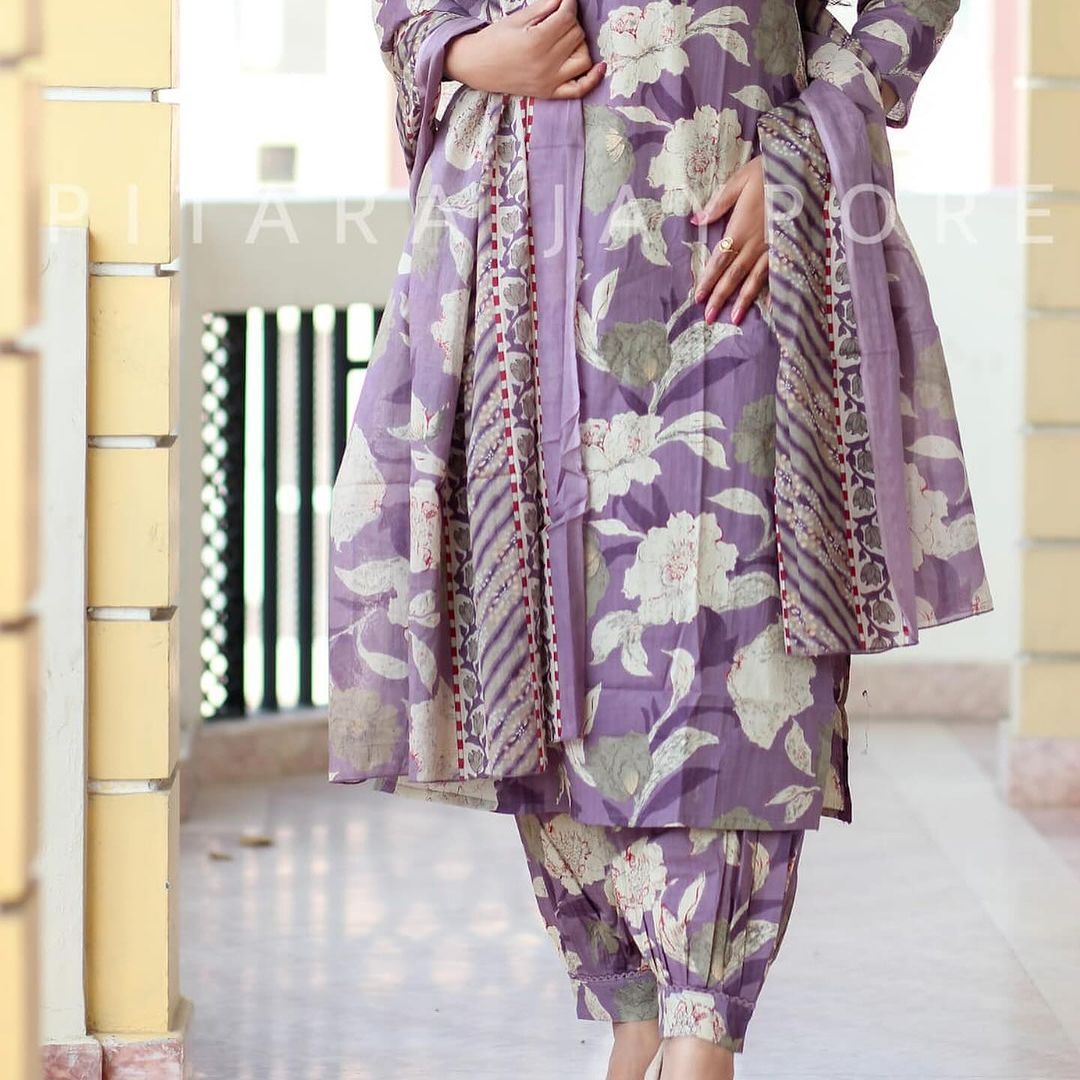 Pakistani Salwar Kameez Suits, Pure cotton printed straight kurta with Afghani pant and dupatta set, cotton kurta set, salwar suits