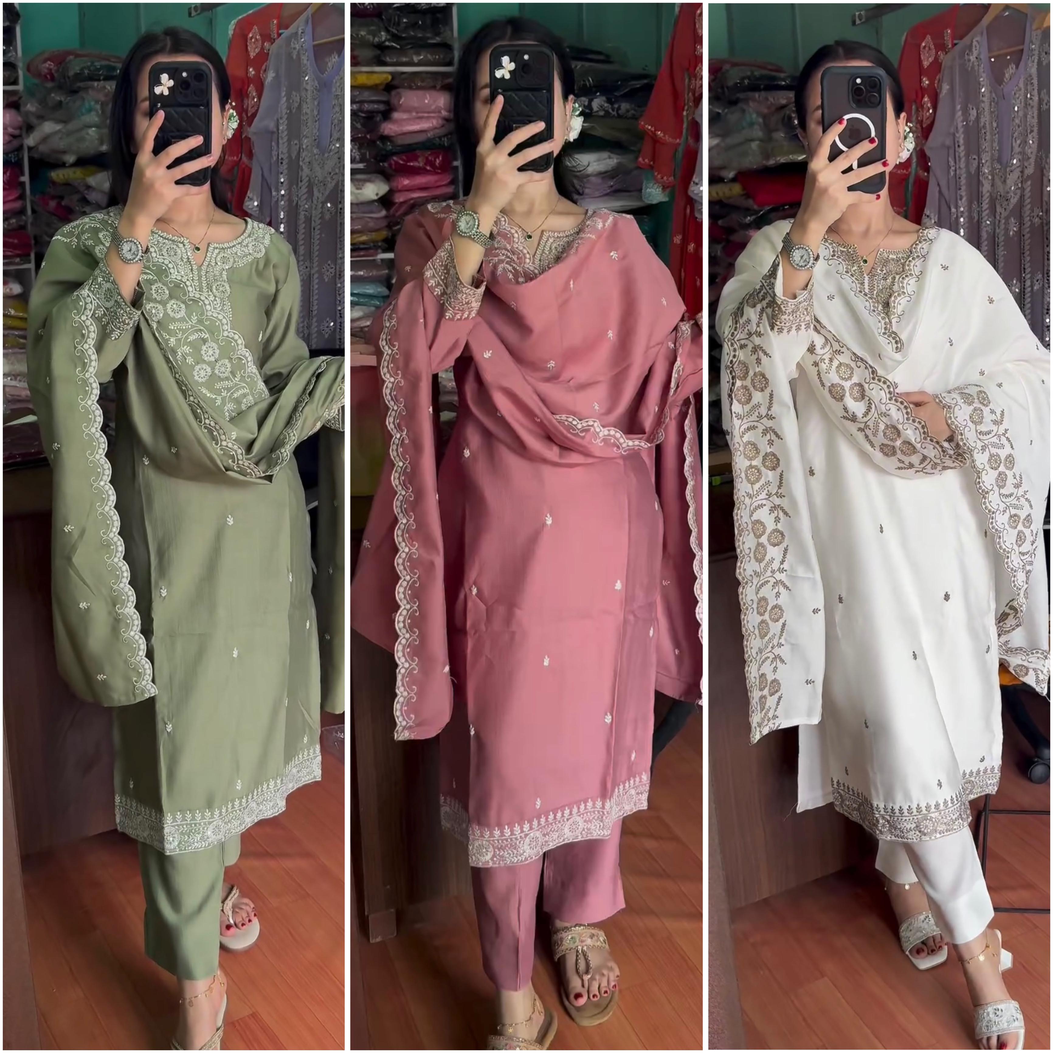 Pakistani wedding salwar inflate deals kameez