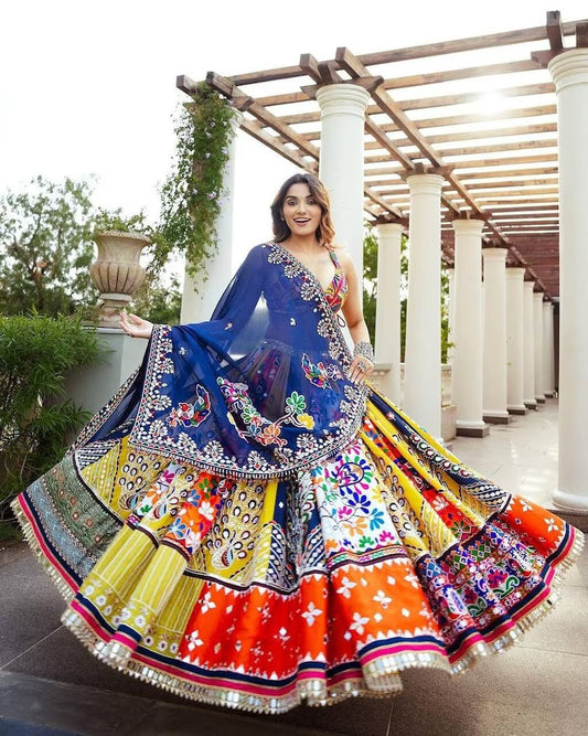 Floral Delights: Refreshing Navratri Lehenga Choli Styles