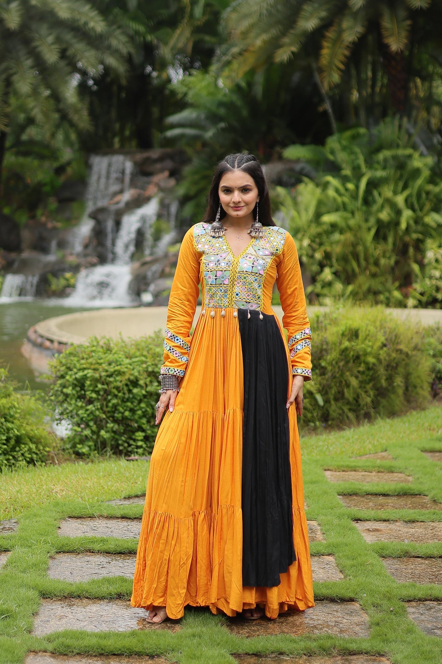 This Maroon Colored Attractive Partywear Gown will surely fetch you compliments for your rich sense of style, Grab this gown before someone else gets it and wear it.