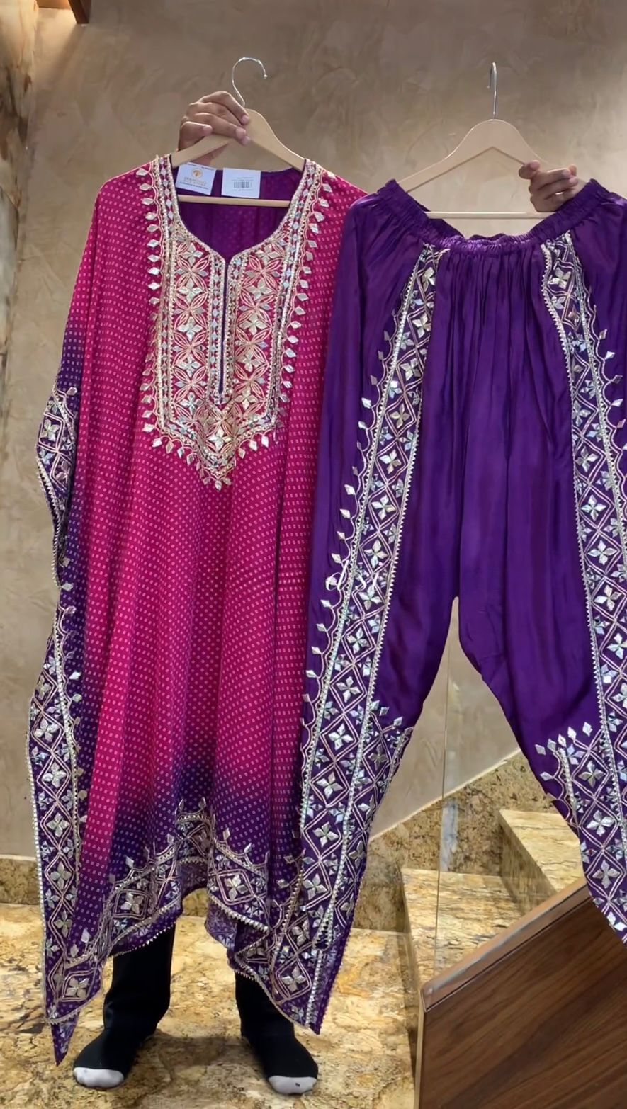 Wedding wear kaftan suit set