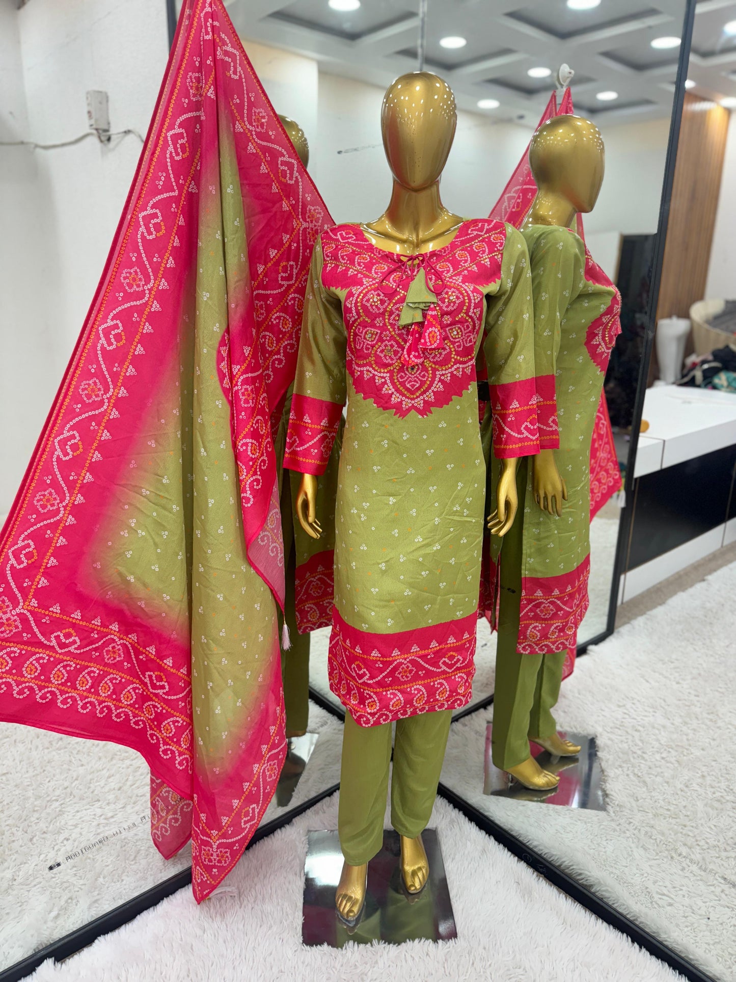 3 Piece Suit, Pakistani Salwar Kameez, Long Sleeve Party/Wedding Dress, Handmade Traditional Wear