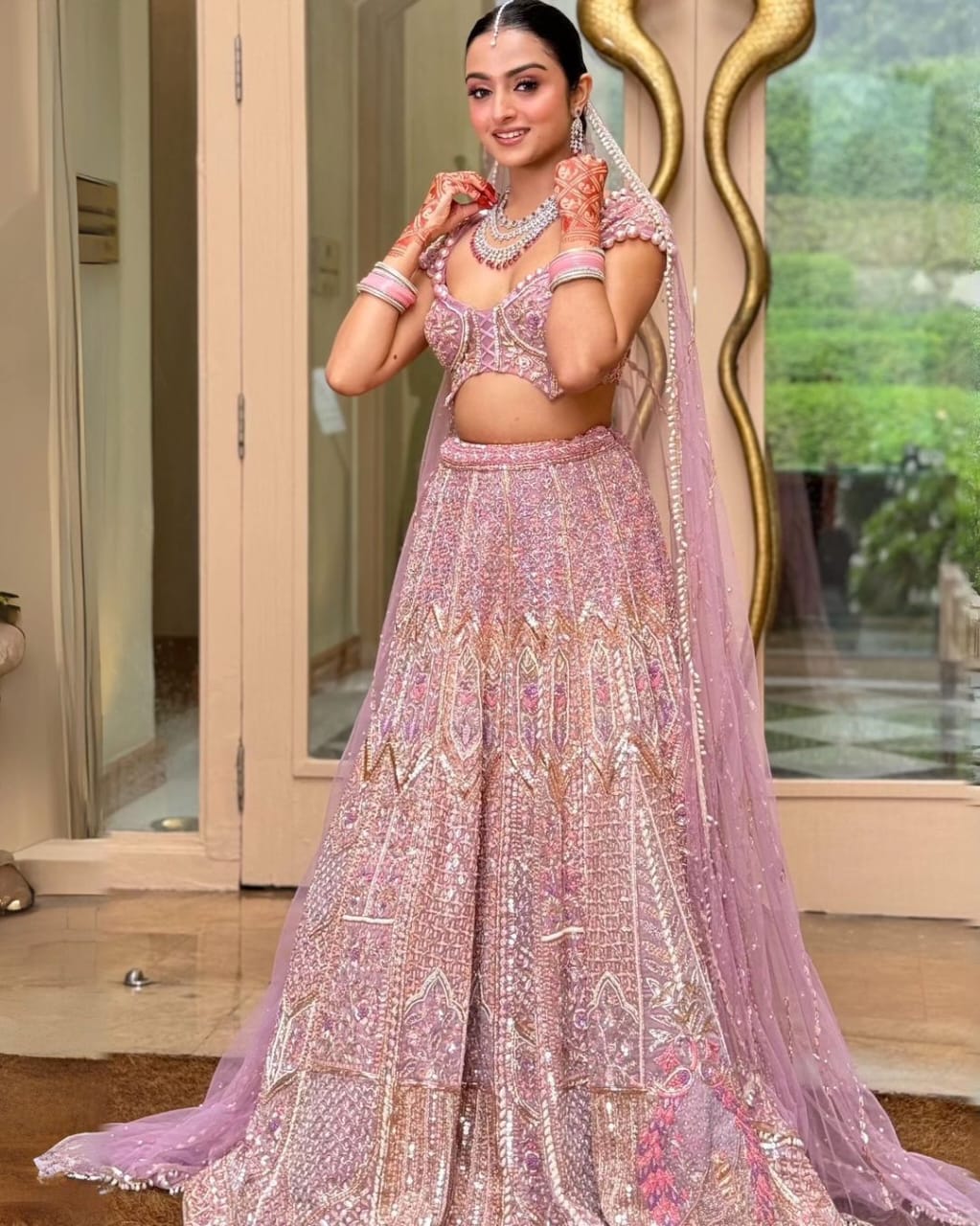 Lehenga choli with border dupatta for Women Indian Designer Wedding Wear Function Wear Bollywood Style lehenga Set