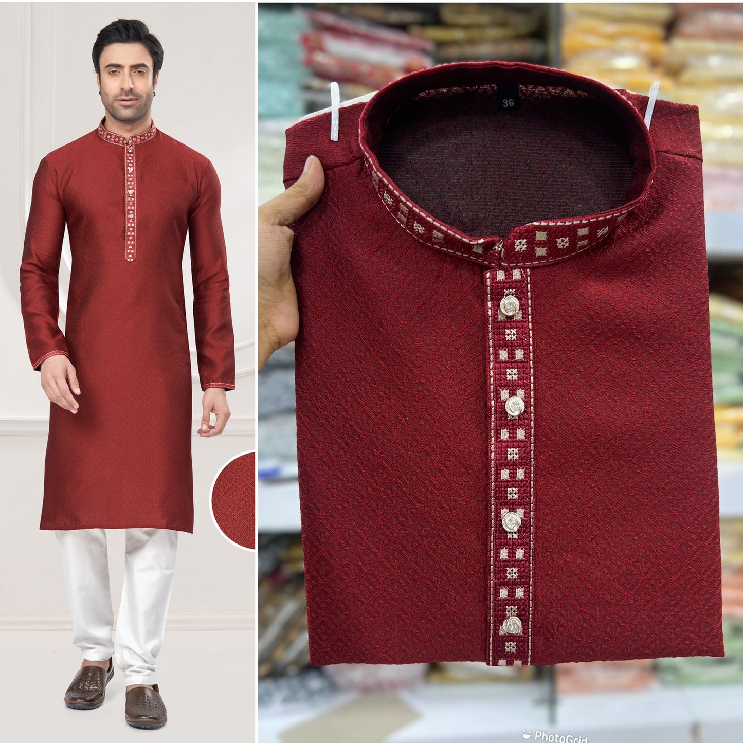 Kurta for men, Mens kurta pajama set, Indian kurta, Festival kurta, Black color  work kurta, Mens Clothing Good and best quality,