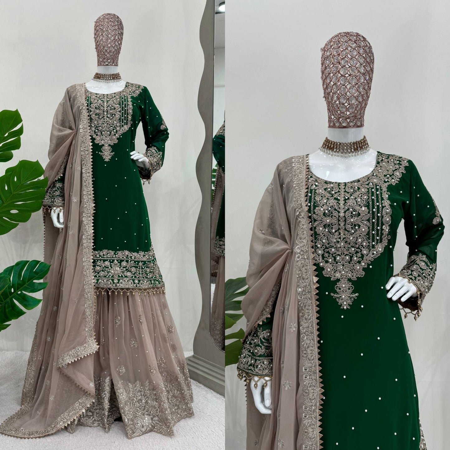 Kurta sharara suit 3 pc Salwar kameez readymade suit Sarara suit Stylish Pakistani suit Punjabi wedding dress Bridesmaids sharara