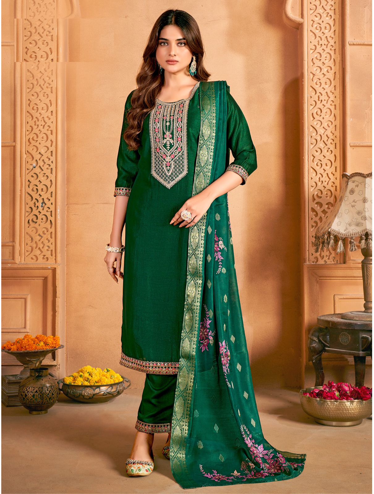 Embroidered Salwar Kameez Dress, Formal 3 Piece Suit, Long Sleeve Pakistani Suit, Handmade Designer Traditional Wear, Readymade Dress