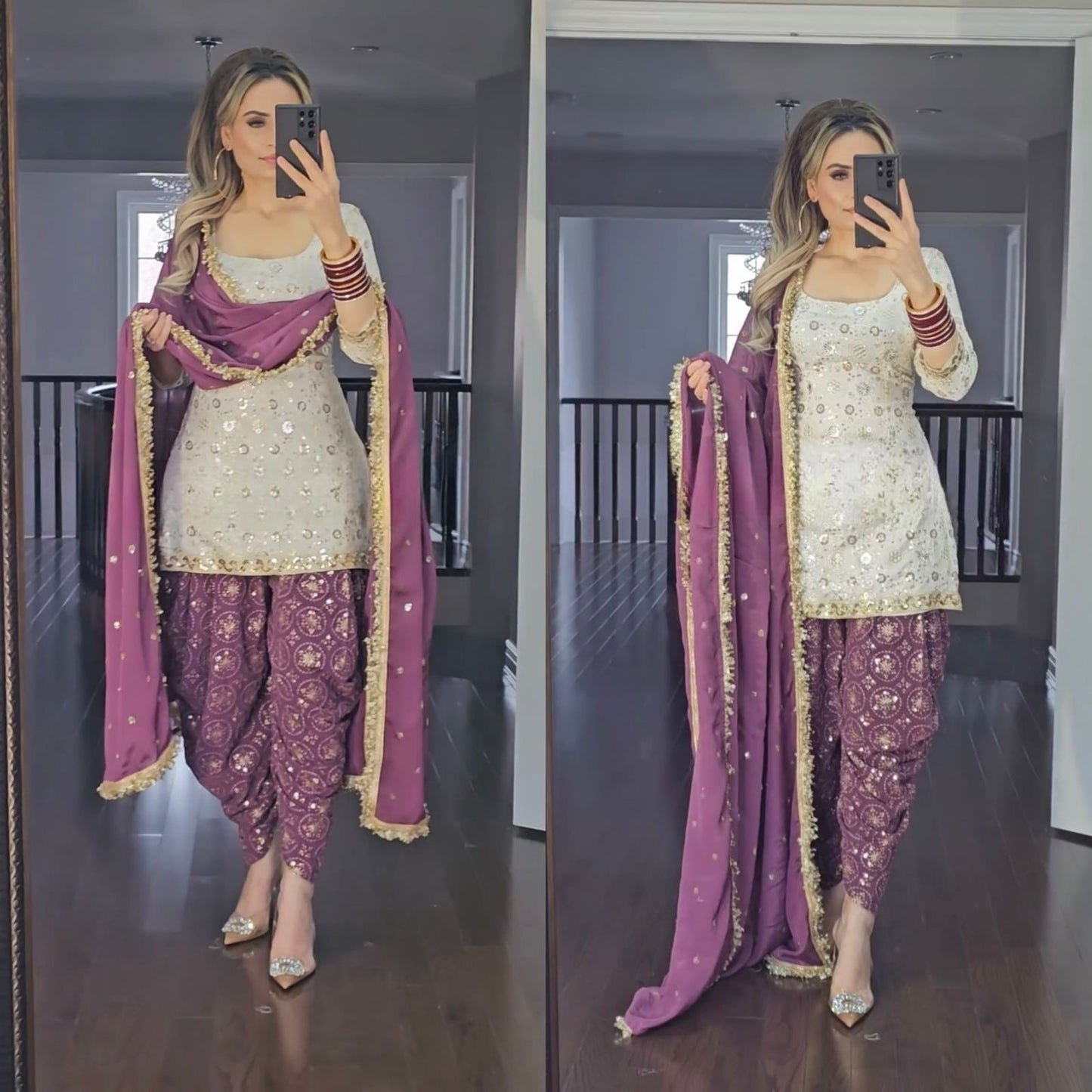 indian pakistani party wear dhoti salwar kameez