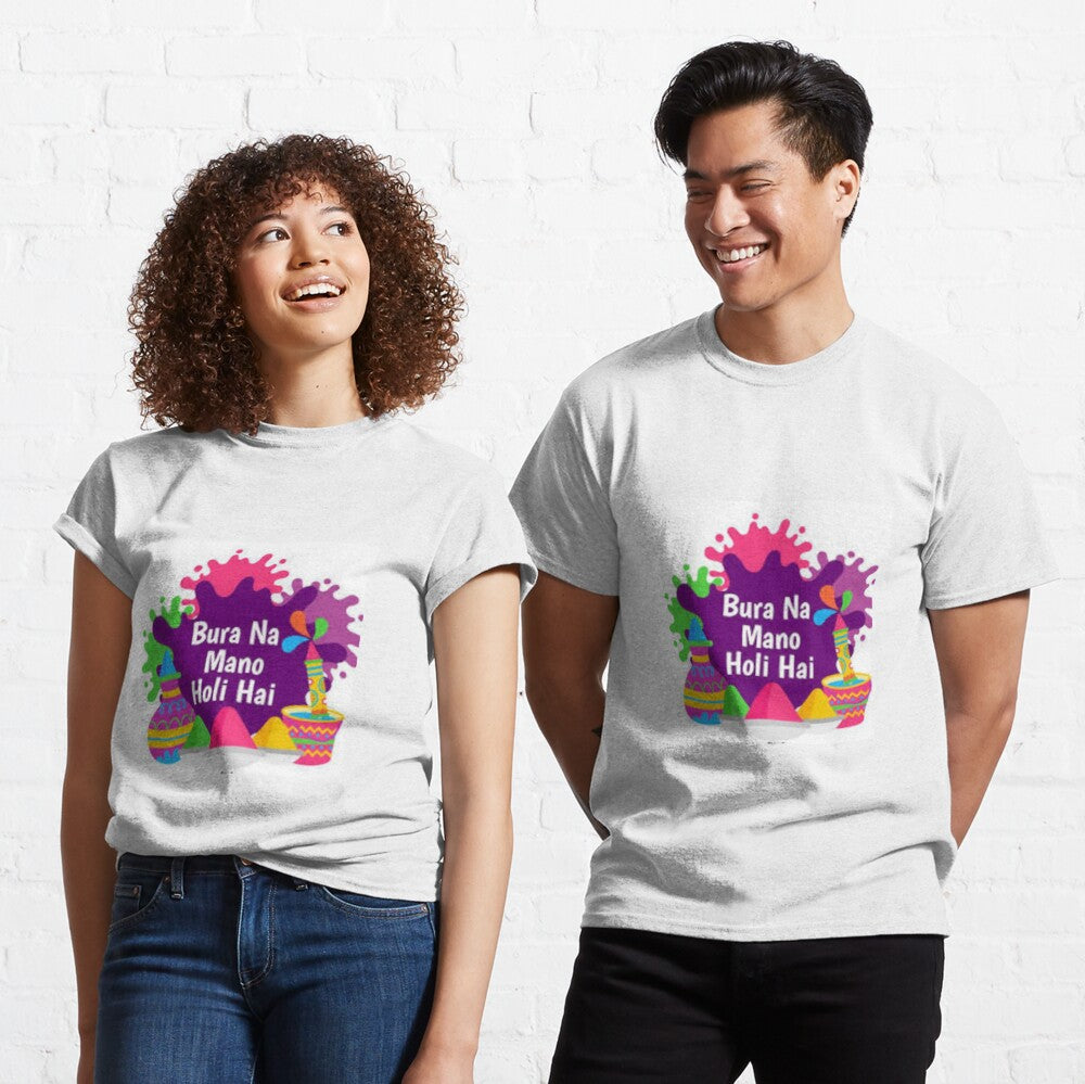 Holi Special T-Shirt for Boys & Girls – Color Splash Festival Tee