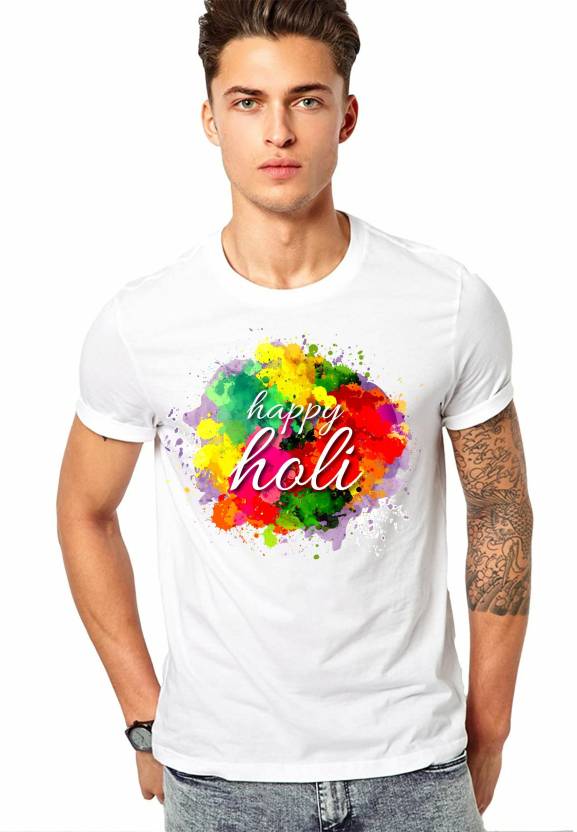 Holi Special T-Shirt for Boys & Girls – Color Splash Festival Tee