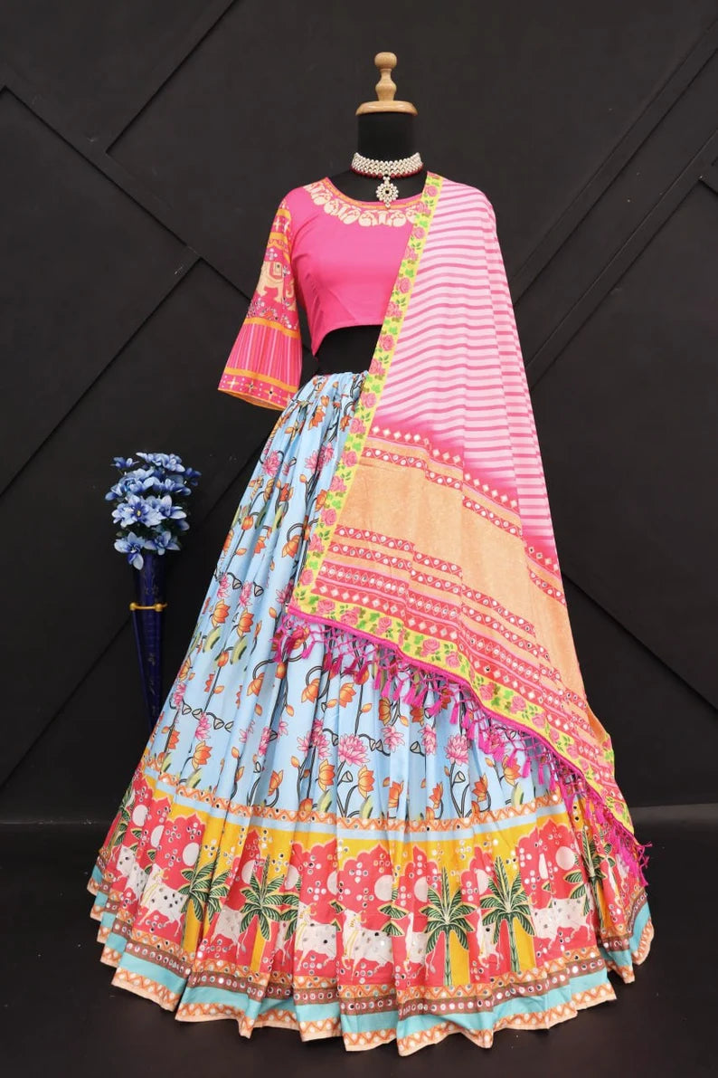 Navratri Special Chaniya Choli For Garba,Garba lehenga women,garba Dress,Navratri Lehenga,Ghagra Choli navratri chaniya choli,Lehenga choli