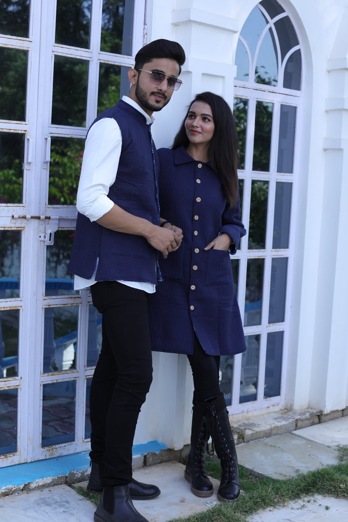 Couple Matching Jacket,Qulited Jacket, couple Set Couple Outfit couple Set in Cotton