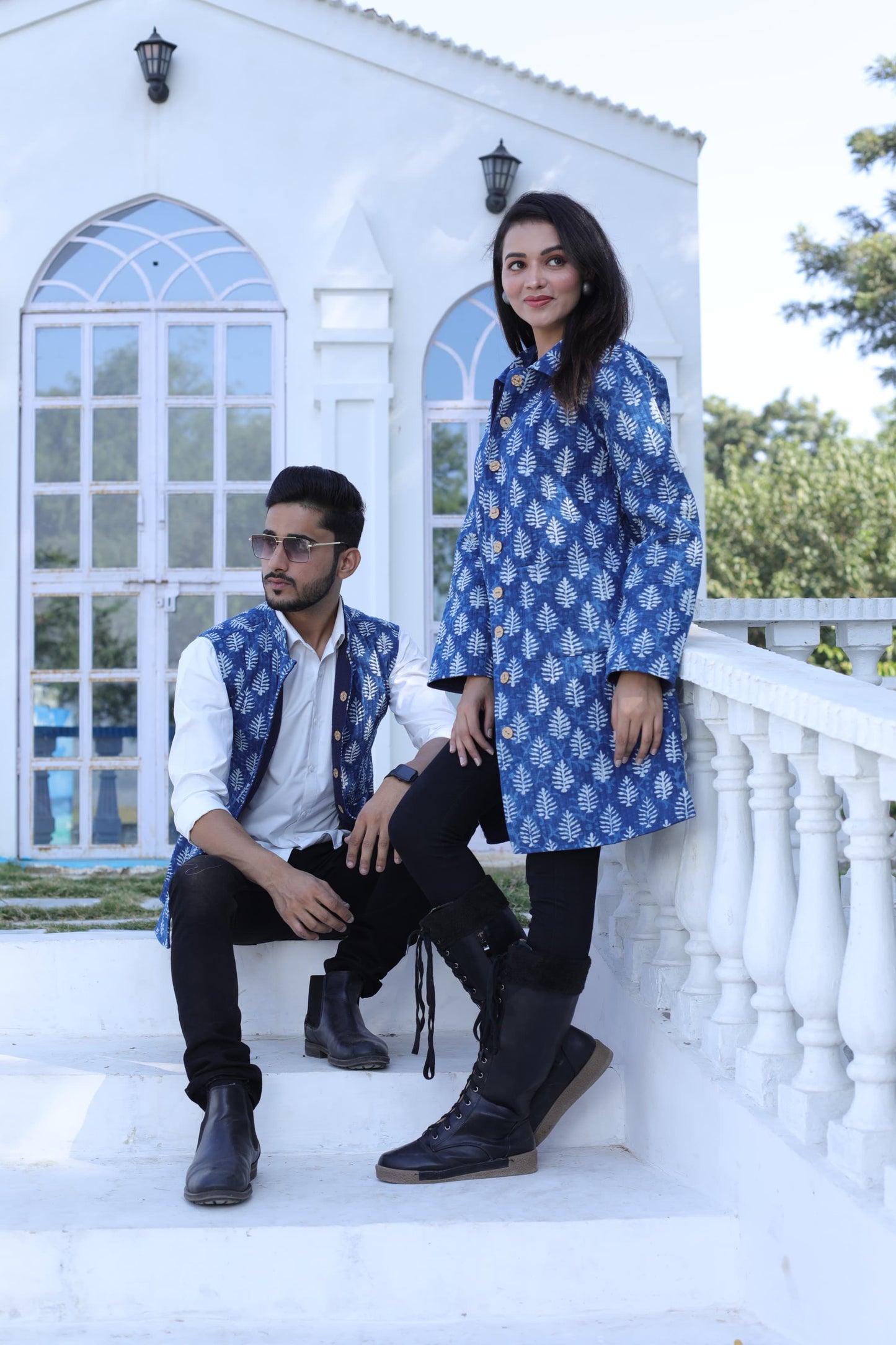 Couple Matching Jacket,Qulited Jacket, couple Set Couple Outfit couple Set in Cotton