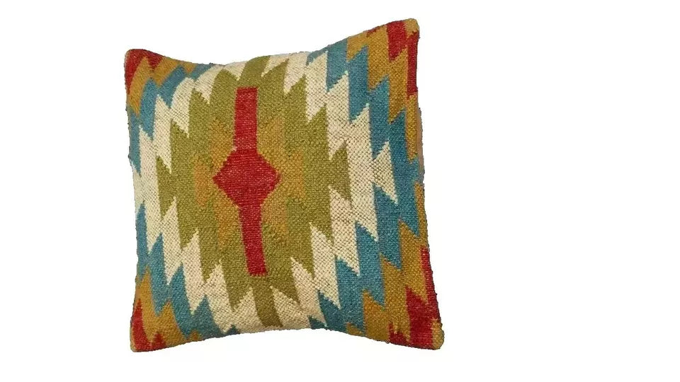 jute Vintage Kilim Pillow,Home Decor,Handwoven Turkish Pillow,Moroccan Pillow,Decorative Throw Pillow, Kilim Cushion Cover,Jute Pillow