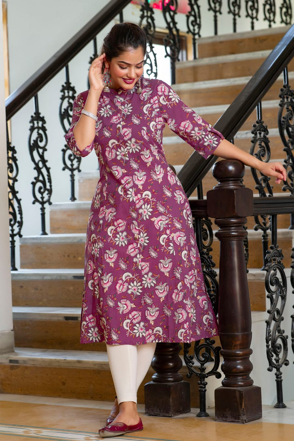 Mauve kurti