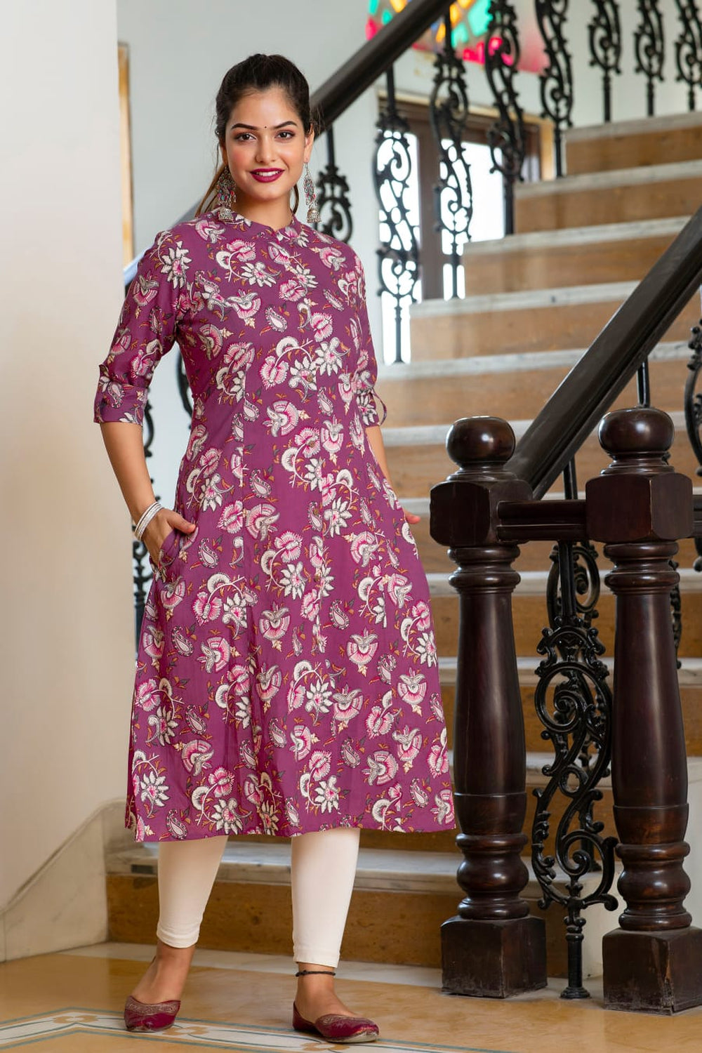 Mauve kurti