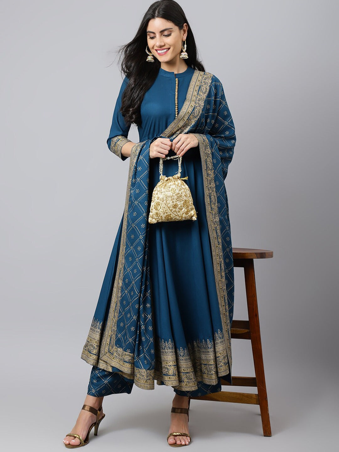 Cotton Printed Fancy Designer Long Anarkali Gown, Sleeveless at Rs 999 in  Surat