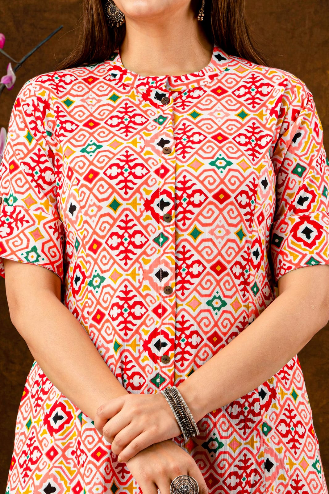 Printed Cotton Kurti , Jaipuri Style Kurti With Set for women, Gift For Her, Indian dress