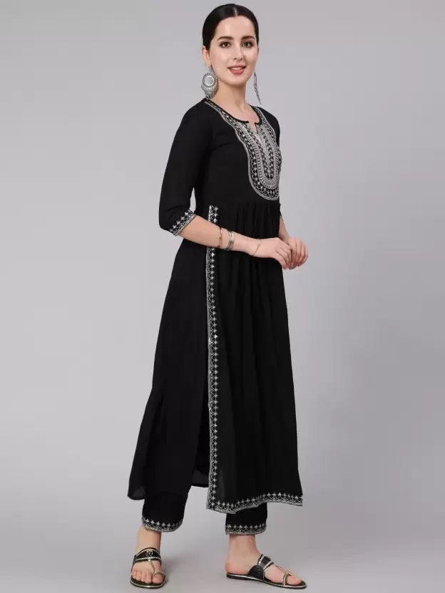 H Dot Hirwa Sargam Fancy Silk Stylish Nayra Cut 3 Piece Suit Catalog Dealers
