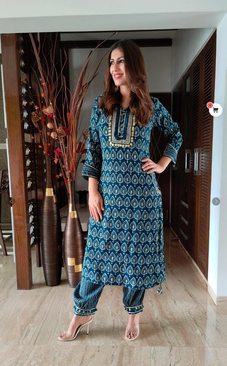 Naira Cut Stylish Kurta Set for Women Party Wear Suit Indian Naira Cut Kurti  Set for Girls - Etsy