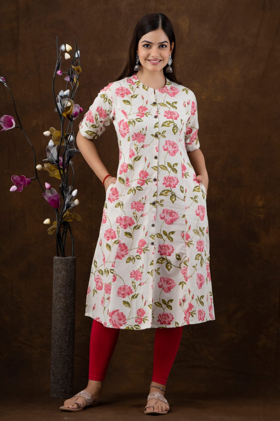 Printed Cotton Kurti , Jaipuri Style Kurti With Set for women, Gift For Her, Indian dress Big Sizes