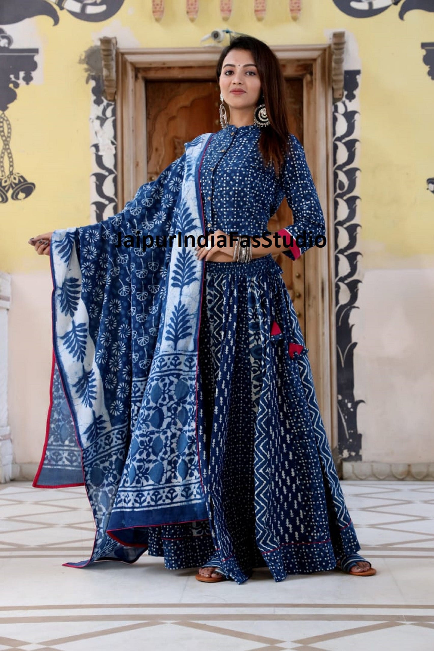 Blue Color Navratri Collection Lehenga Choli | Navratri Outfit | Navratri Lehenga | Choli For Navratri, Navratri Cloth | Chaniya Choli |