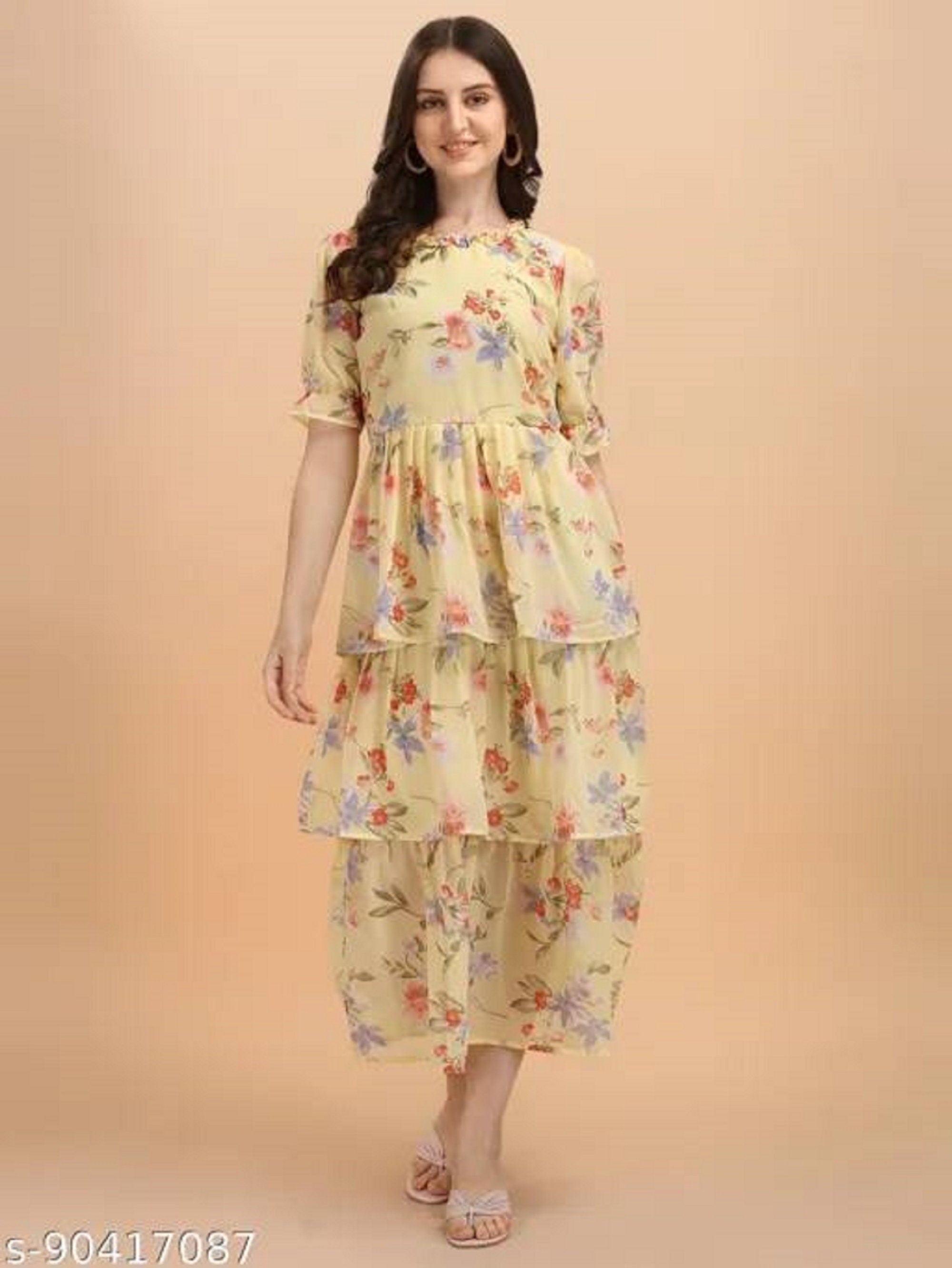 Buy Formal Elegant Cotton Dress Korean Style Summer Midi Dress CLD0168  Online in India - Etsy