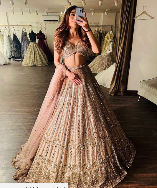 Sabyasachi bollywood designer lehenga choli for women or girls indian wedding partywear ready to wear lehengas