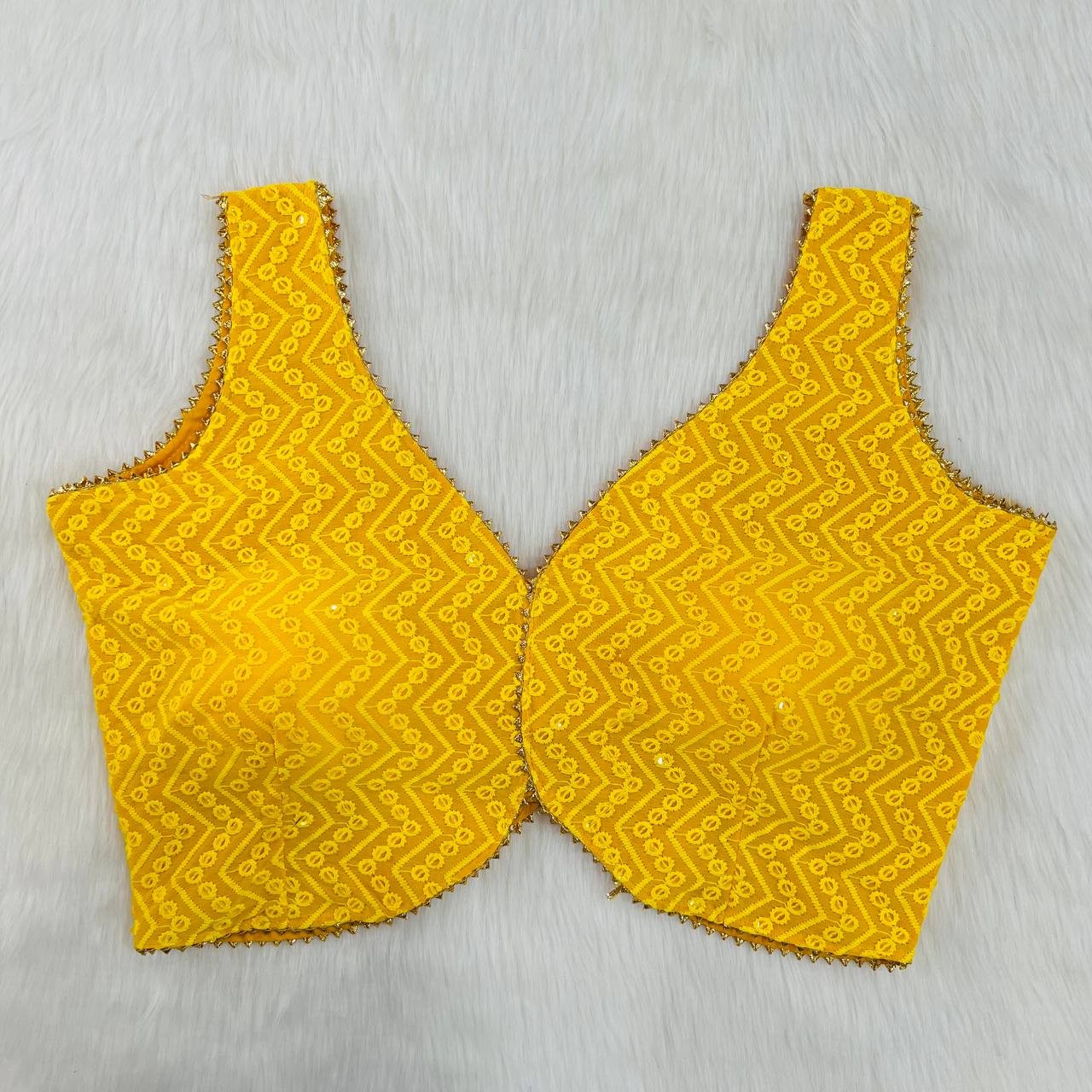 Chiken Work Desginer Blouse, Saree Blouse, Bralette